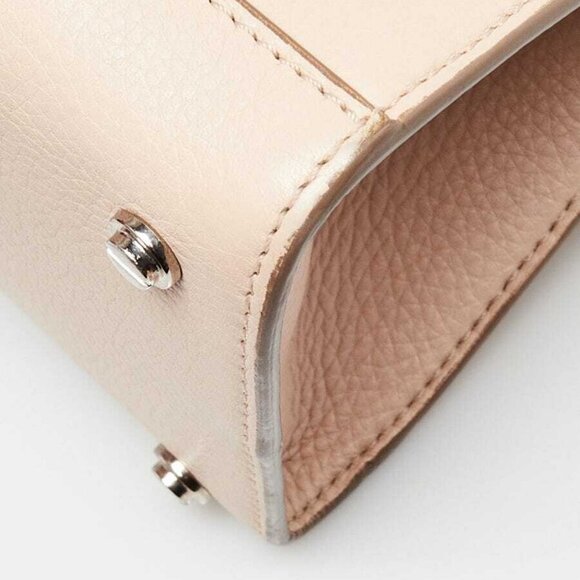 Givenchy Beige Pebbled Calfskin Leather Mini Horizon Tote Bag - Picture 4 of 11